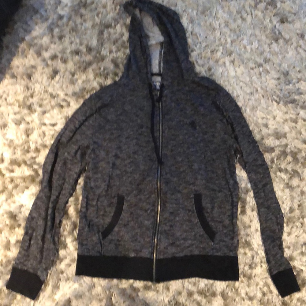 Dark grey and black express hoodie
